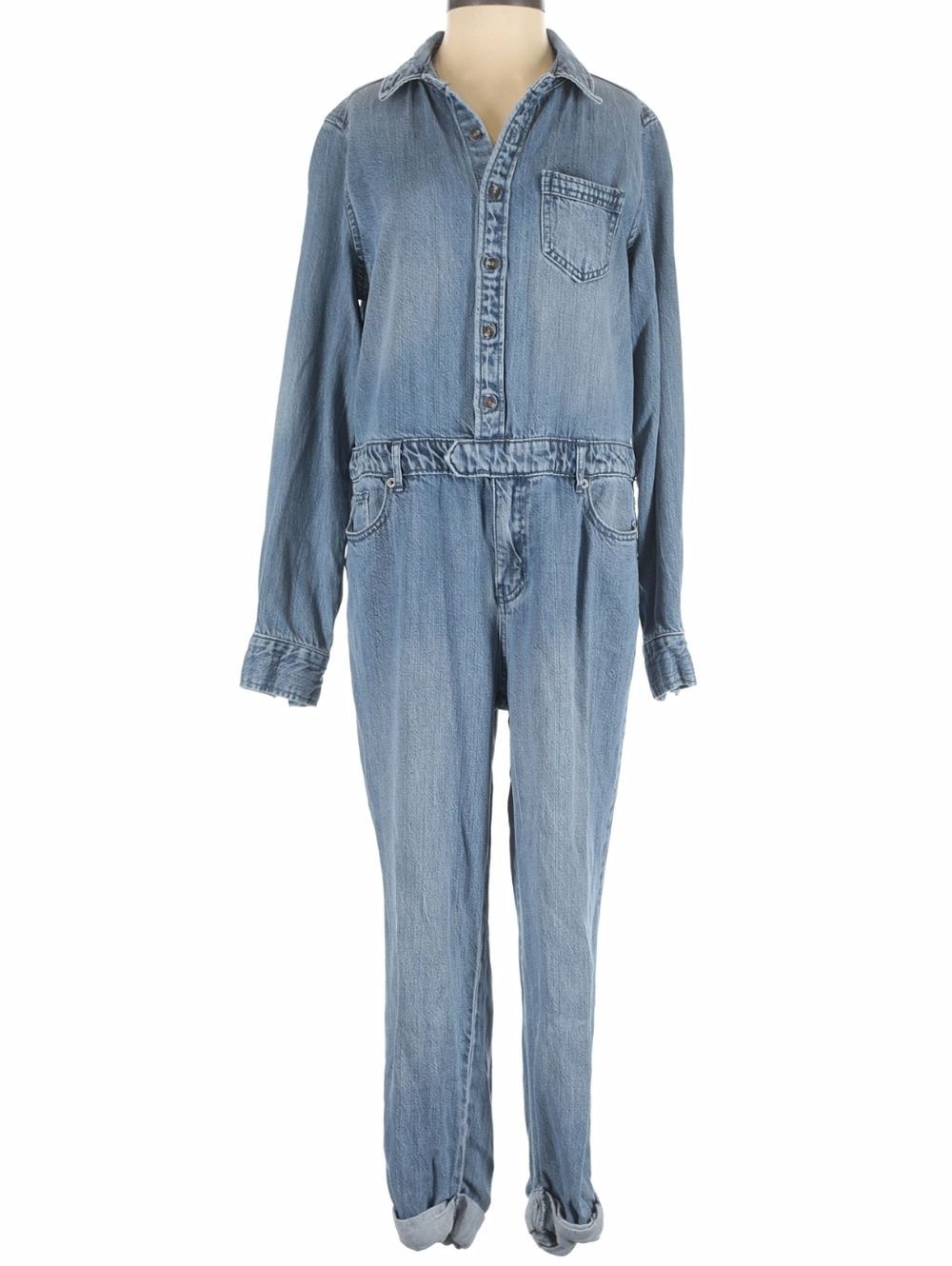 Denim Jumpsuit Jeans - Women